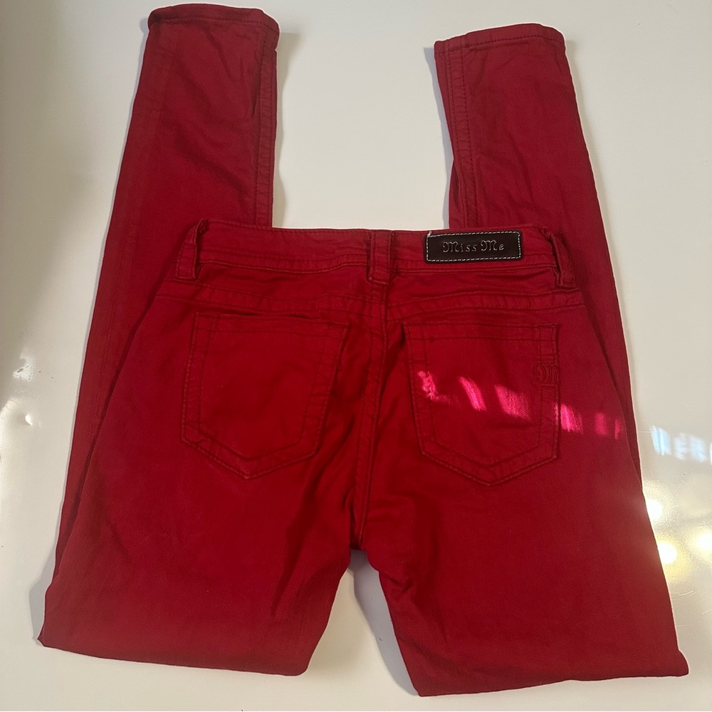 Miss Me Women Ruby Red Skinny Jeans Size 27